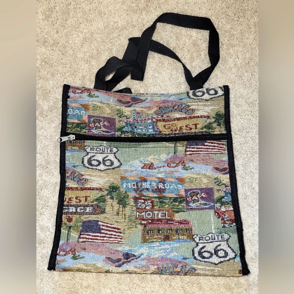 Route 66 tote bag